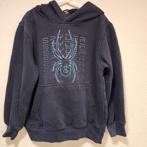 Spyder Blue Sweatshirt with Graphic Design